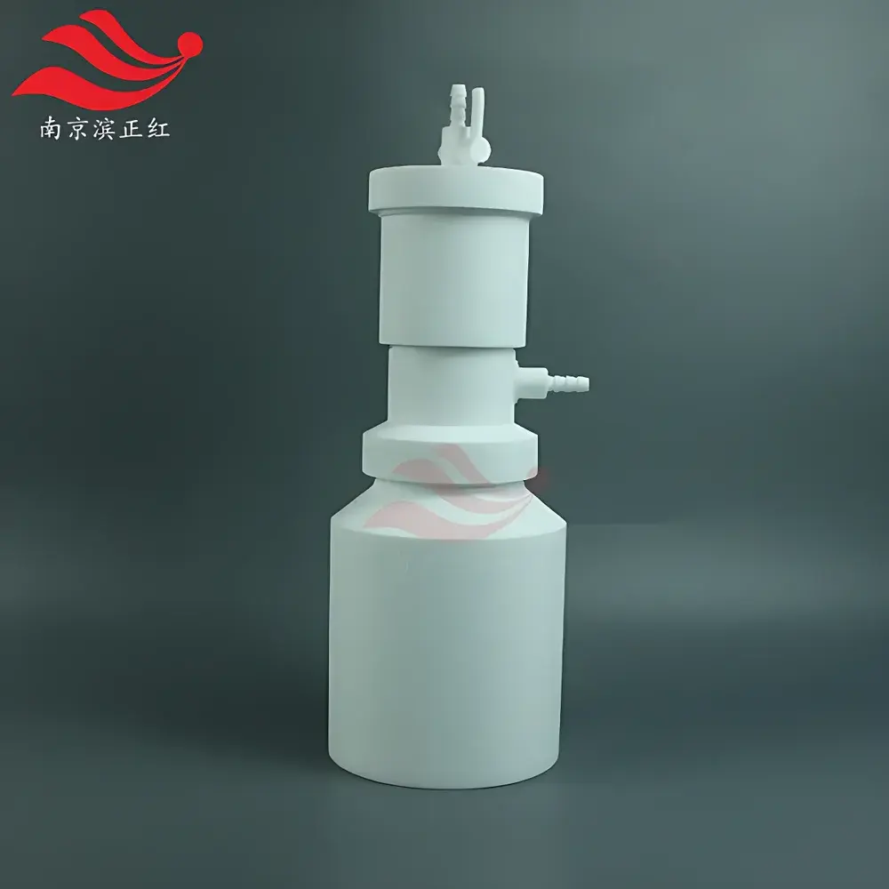 PFA/PTFE Sintered Filter Assembly with Vacuum Filtration Flask