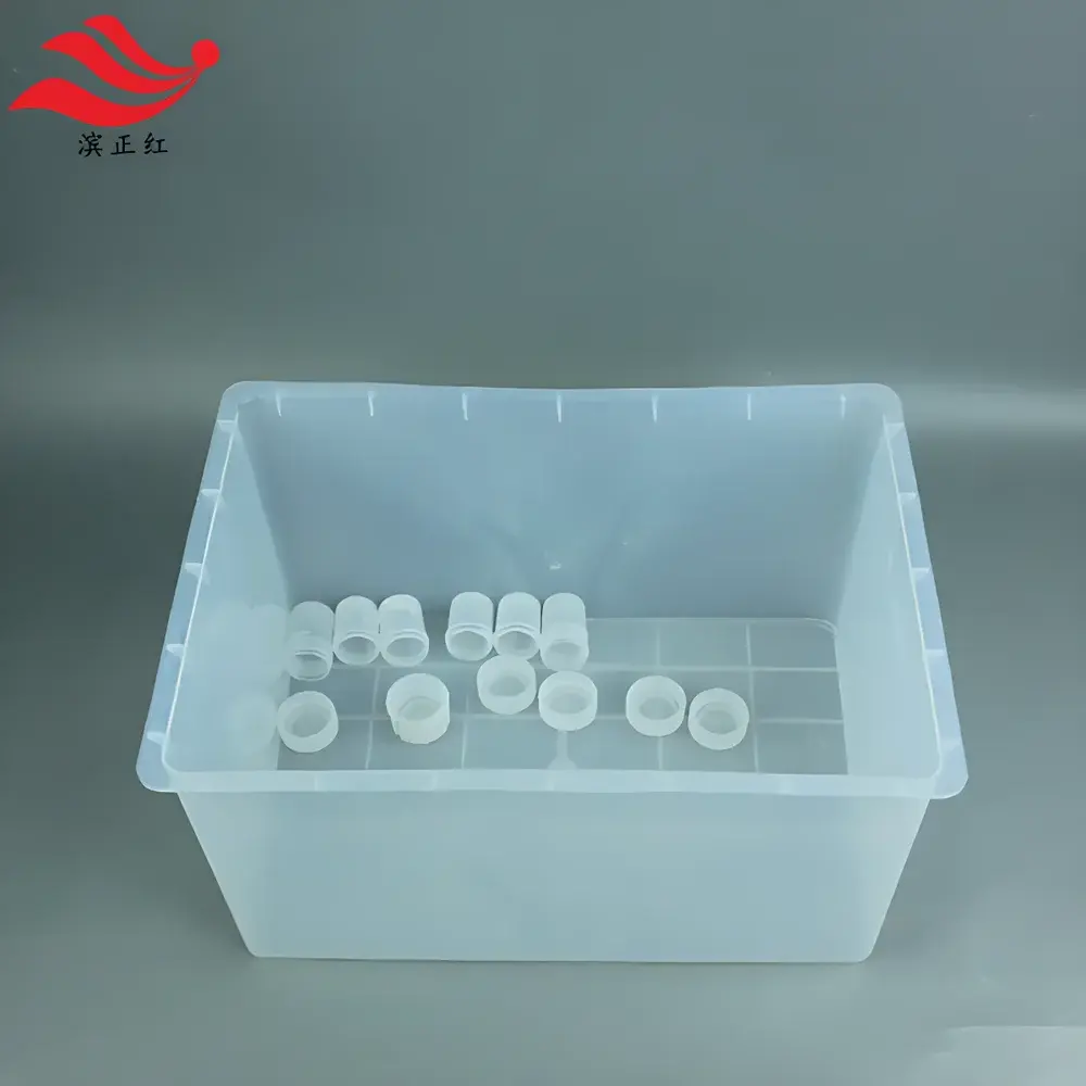 PFA Monolithic Acid Digestion Vessel / Cleaning Trough / High-Purity Reagent Storage Container