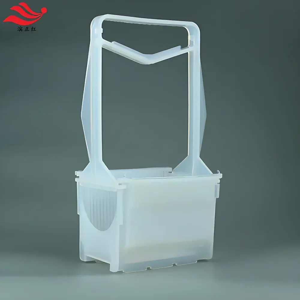 Binzhenghong PFA Wafer Carriers for Silicon Solar Wafers — Customizable 2″, 4″, 6″, and 8″ Acid-Resistant Cleaning Cassettes