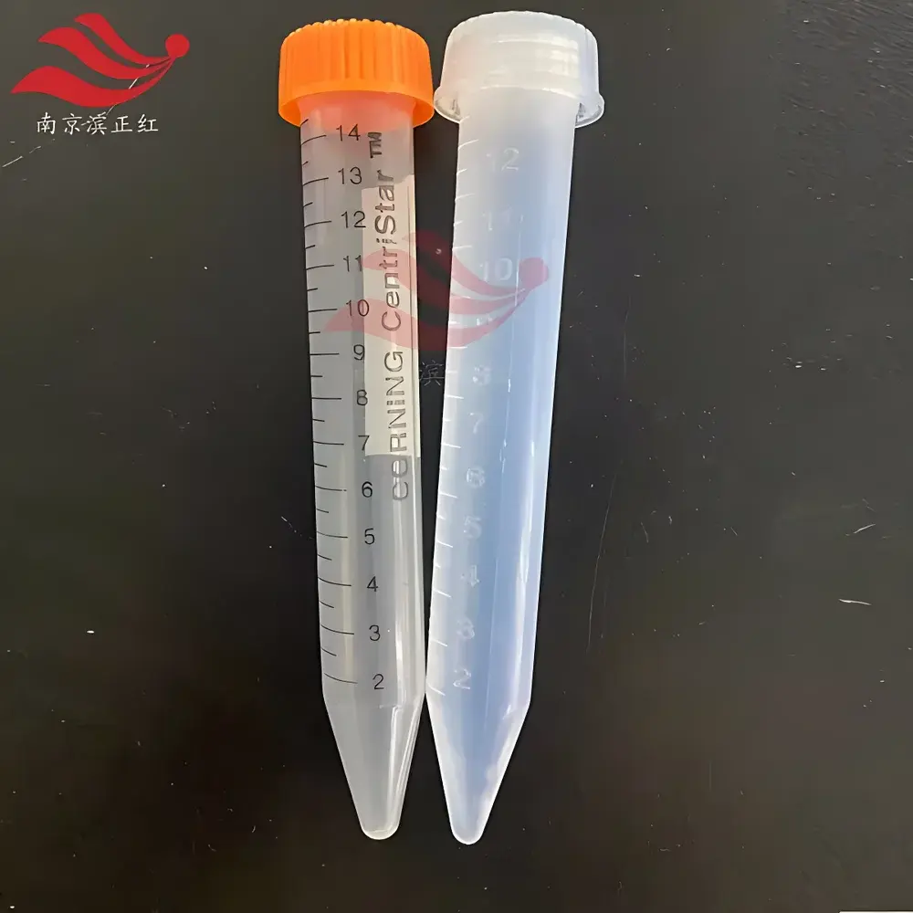 PFA Centrifuge Tubes, 15 mL, Graduated, Chemically Inert Sample Vials for Elemental Analysis