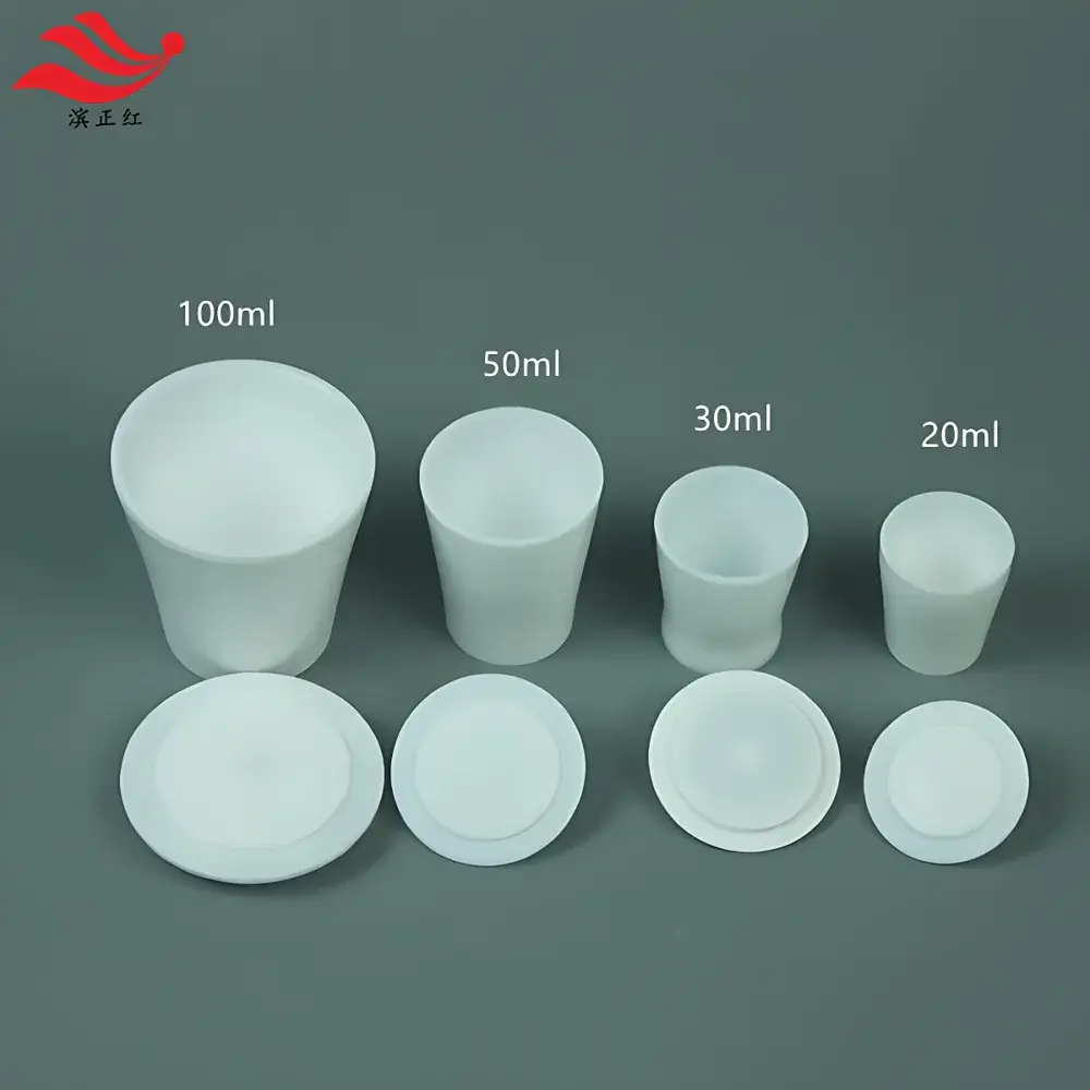 Binzhenghong PTFE Crucibles (20–250 mL) for Electric Hotplate Applications