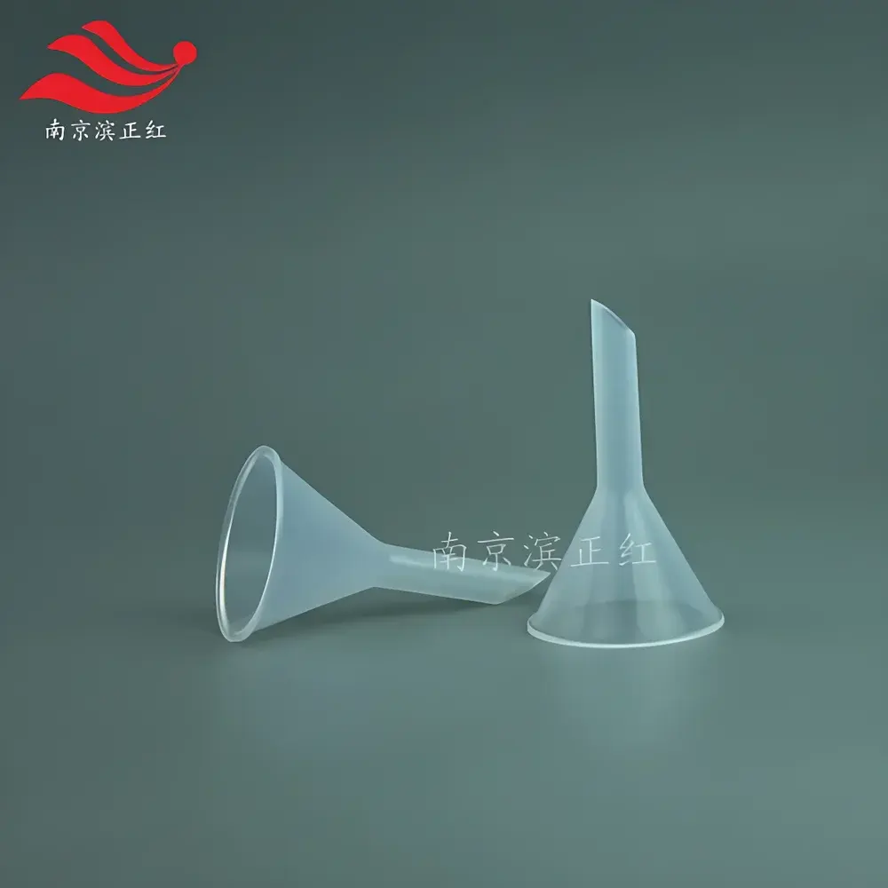PFA Triangular Funnel, φ40 mm & 160 mm, Brookfield-Style Geometry, Binzhenghong NJ-PFA-LD