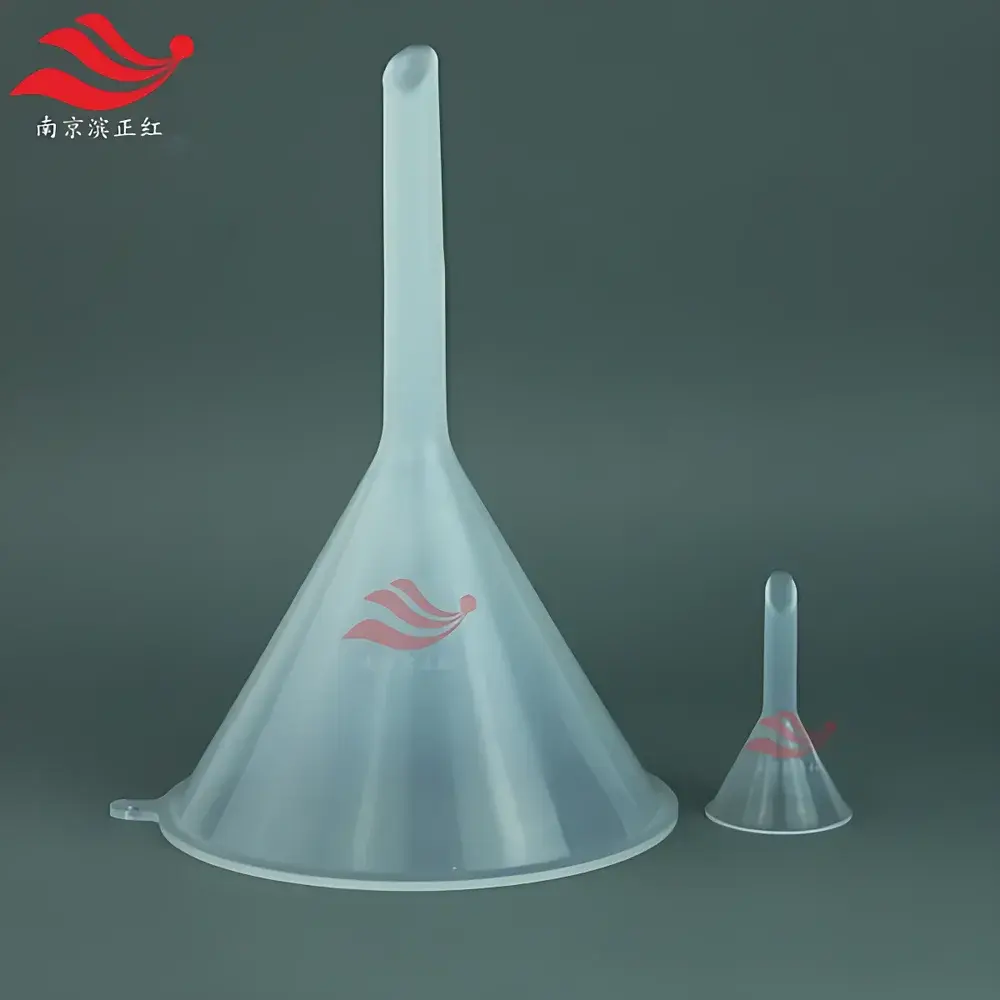 PFA Triangular Funnel, φ40 mm & 160 mm, Brookfield-Style Geometry, Binzhenghong NJ-PFA-LD