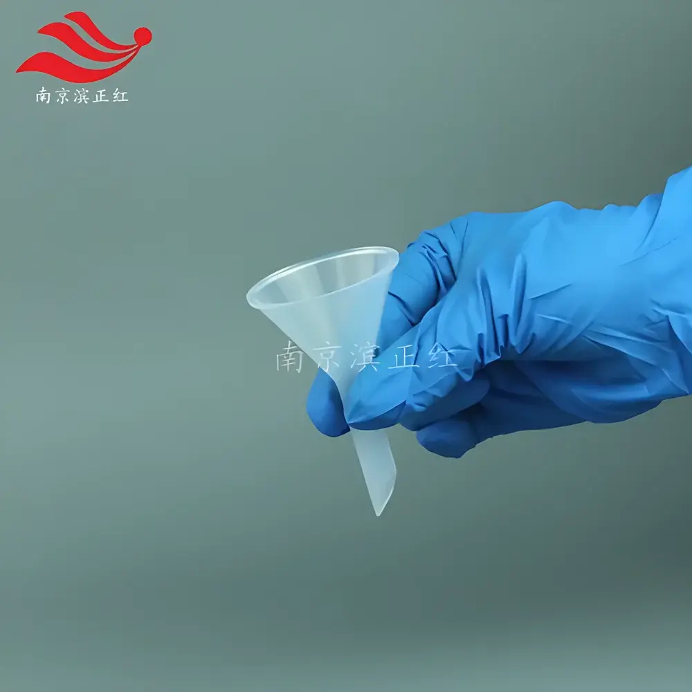 PFA Triangular Funnel, φ40 mm & 160 mm, Brookfield-Style Geometry, Binzhenghong NJ-PFA-LD