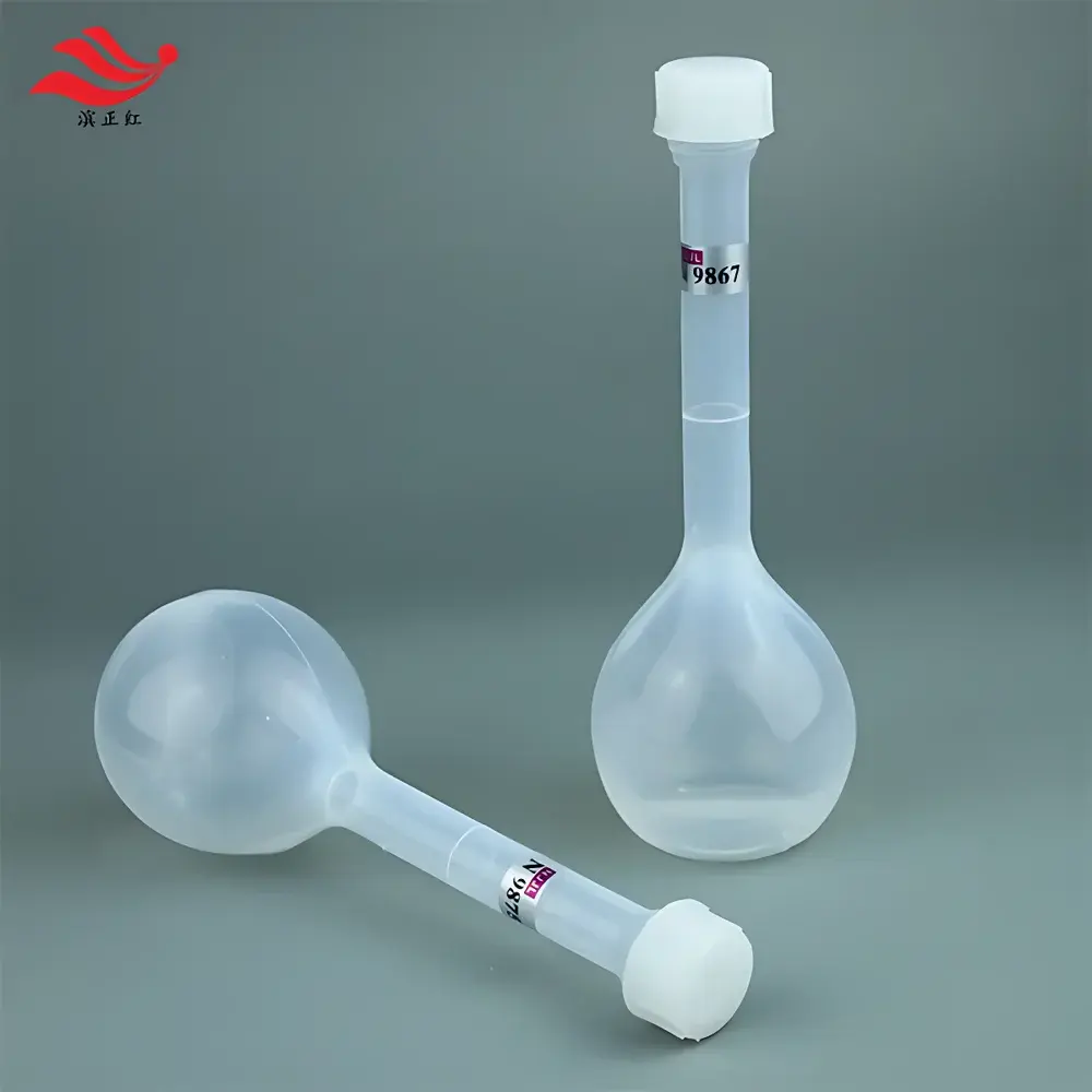 FEP Volumetric Flask, Acid- and Alkali-Resistant, 100 mL, Clear, Class A