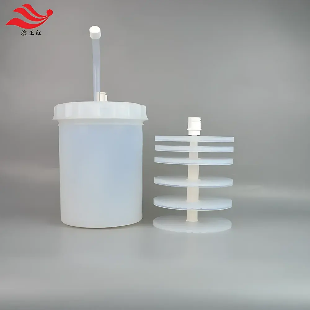 Binzhenghong PFA Acid Digestion Cleaning System – 4L Sub-Boiling Labware Cleaning Vessel with Multi-Tier PTFE-Compatible Rack Assembly