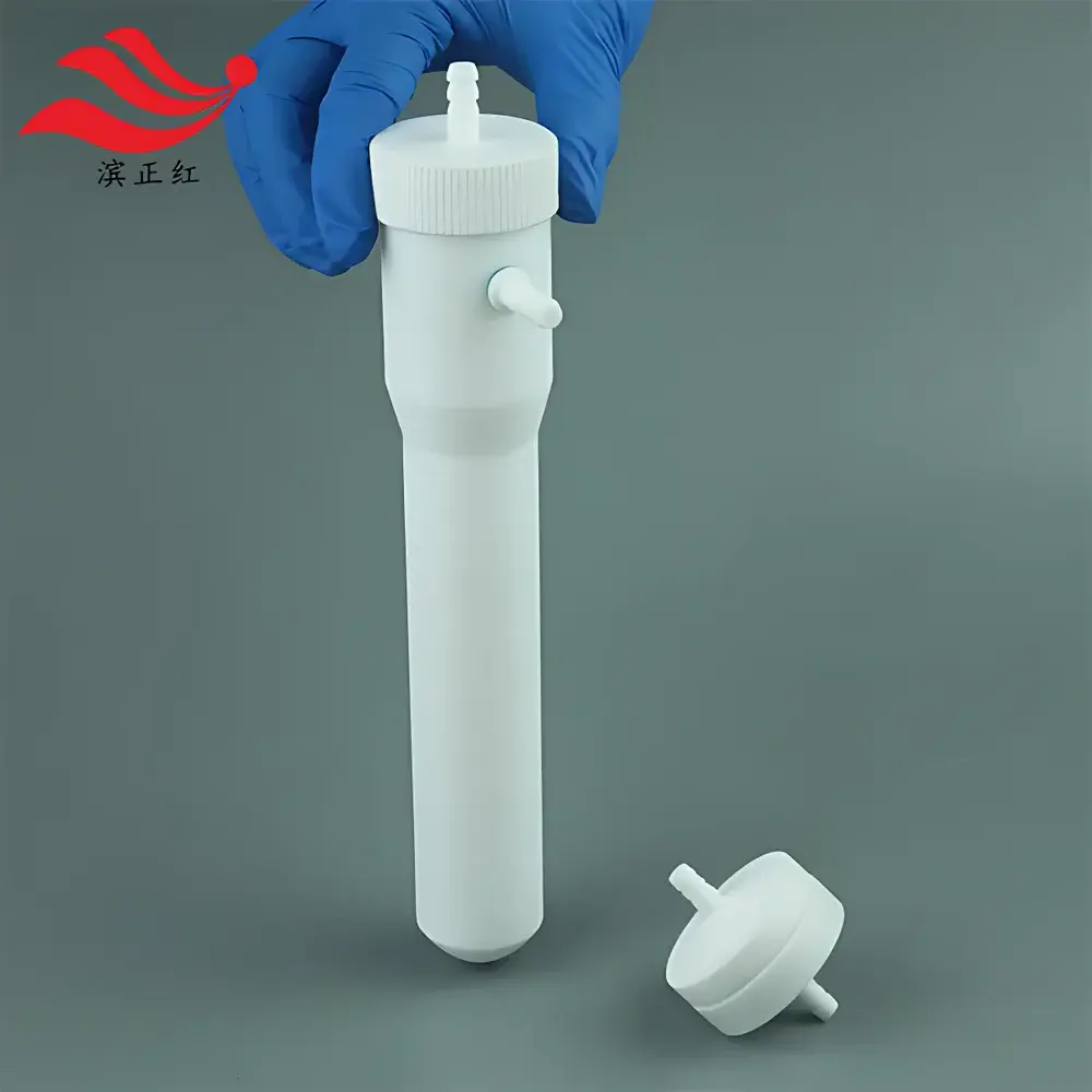 Binzhenghong PTFE Bubble Absorption Bottle, 75 mL — Compliant with HJ 549–2016 for Hydrogen Fluoride (HF) Emission Monitoring
