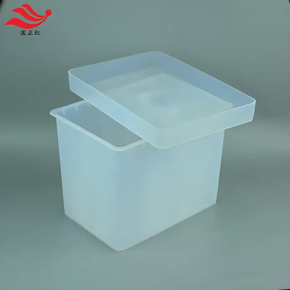 PFA Acid Resistant Storage Tank for High-Purity Reagents – 15 L & 20 L Cleanroom-Compatible Wafer Cleaning Trough