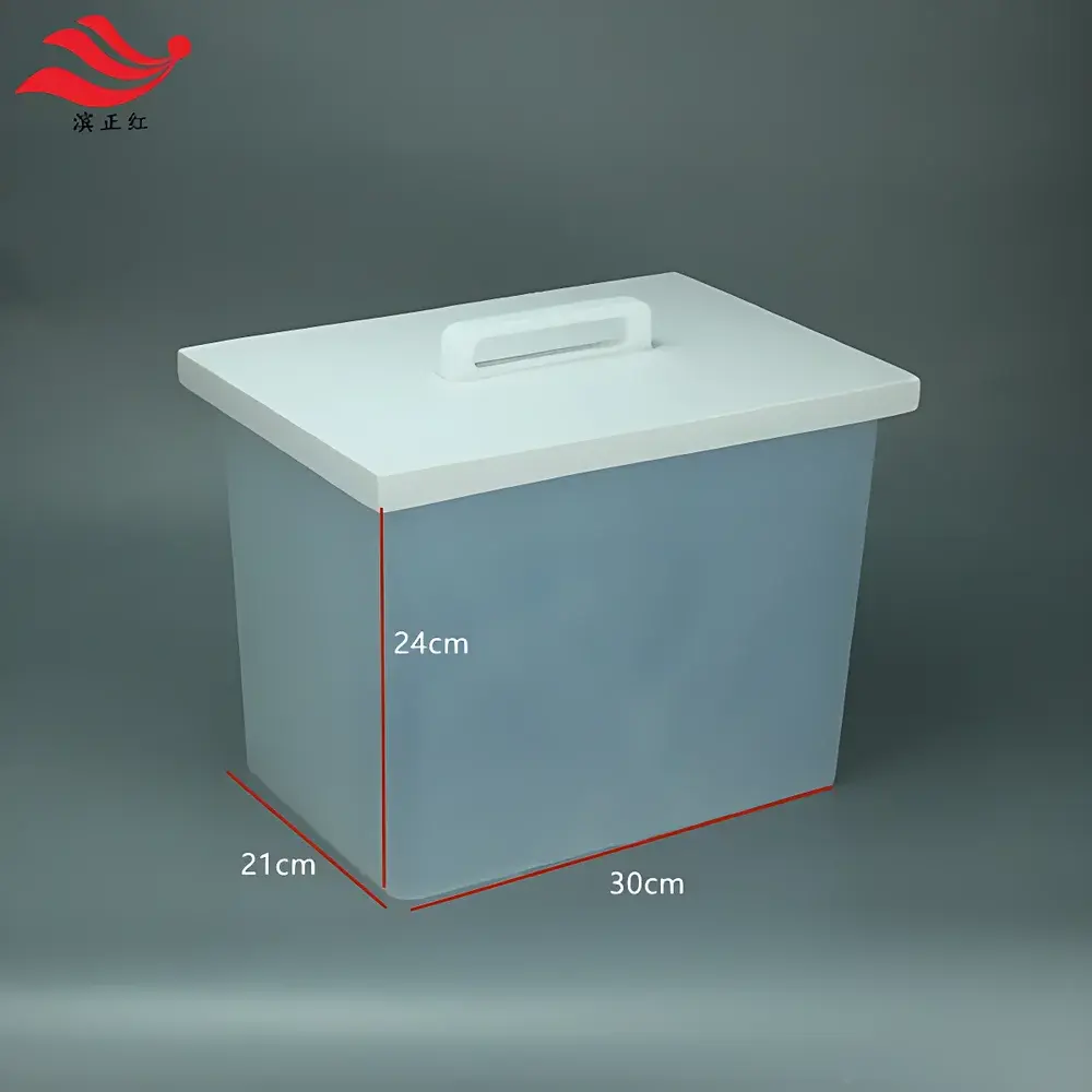PFA Acid Resistant Storage Tank for High-Purity Reagents – 15 L & 20 L Cleanroom-Compatible Wafer Cleaning Trough
