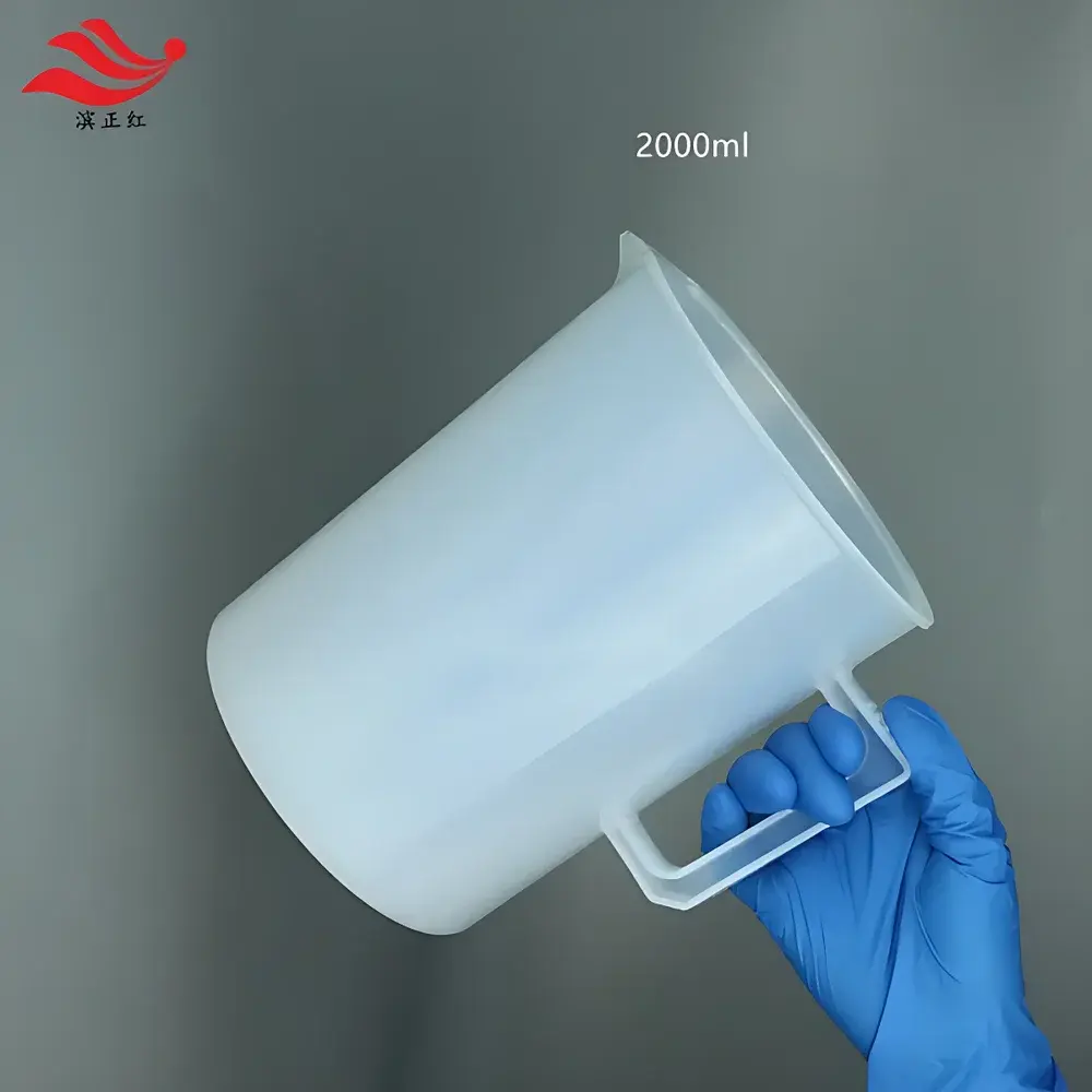 PFA Beaker 1000 mL & 2000 mL – High-Purity Fluoropolymer Volumetric Lab Container for ICP-MS and Trace Analysis
