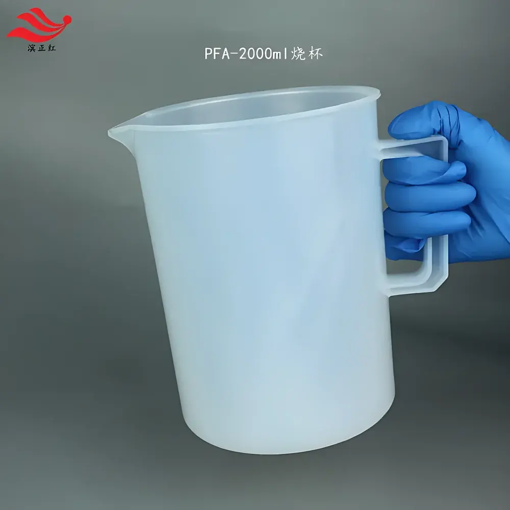 PFA Beaker 1000 mL & 2000 mL – High-Purity Fluoropolymer Volumetric Lab Container for ICP-MS and Trace Analysis