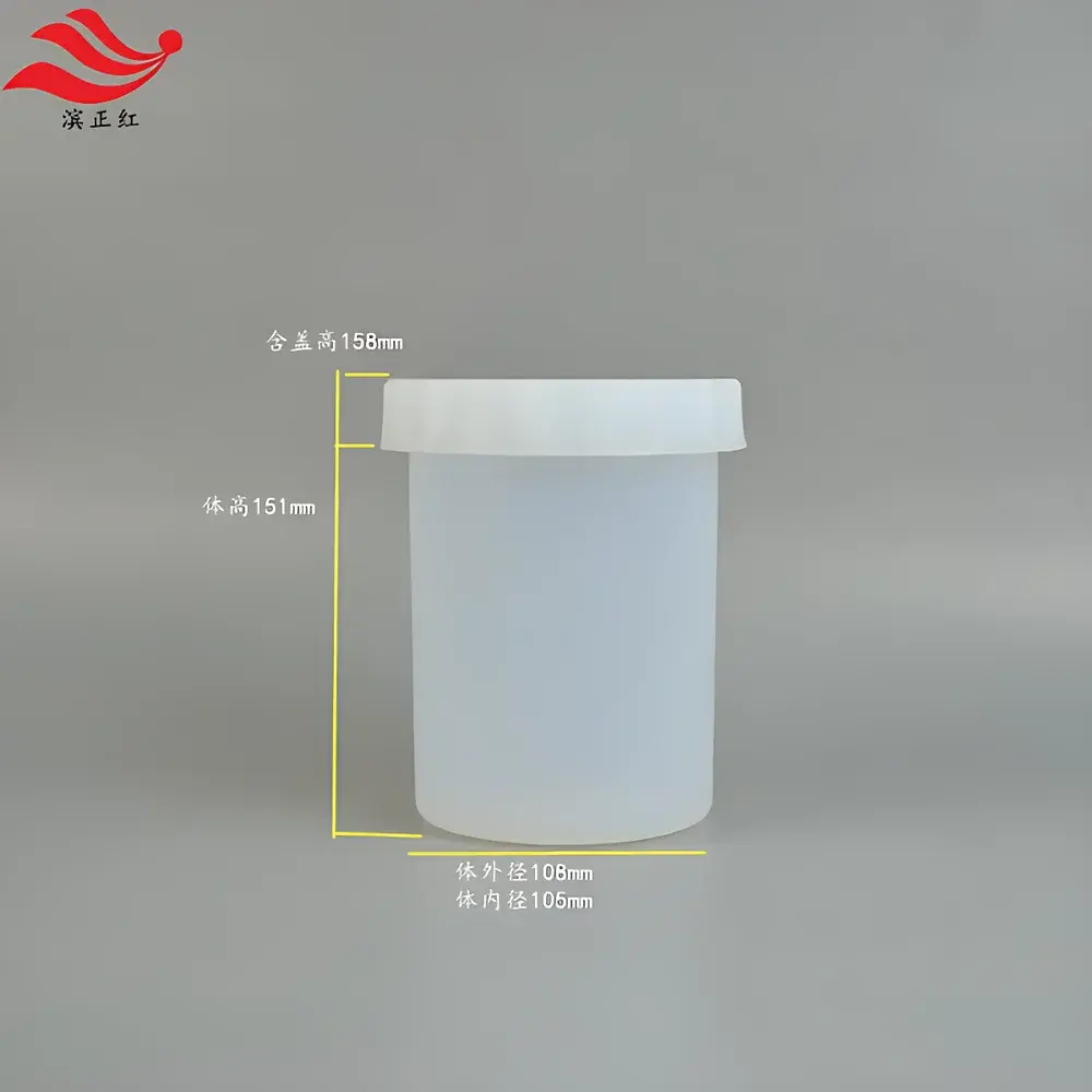 PFA Reaction Vessel 1000 mL – Transparent Fluoropolymer Digestion Flask with Wide-Mouth Design (Available in 1 L to 4 L Capacities)