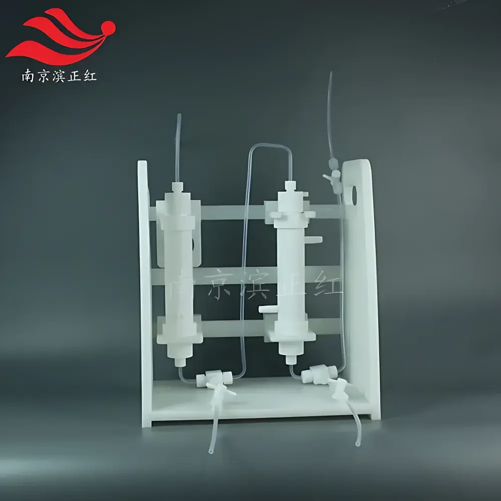 PFA+PTFE Jacketed Filter Column with Vent Valve – Binzhenghong NJ-PFA+PTFE-GLZ Series
