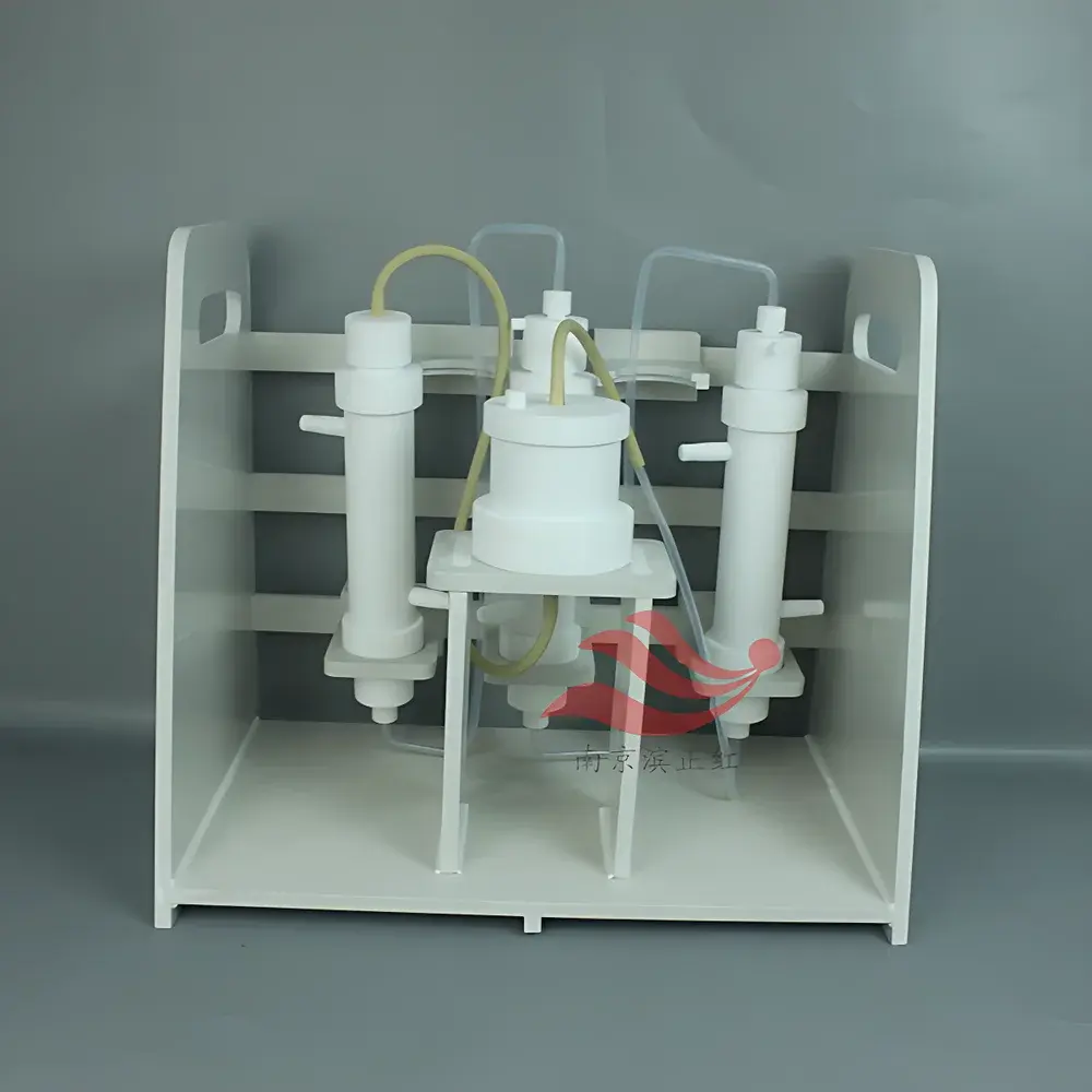PFA+PTFE Jacketed Filter Column with Vent Valve – Binzhenghong NJ-PFA+PTFE-GLZ Series