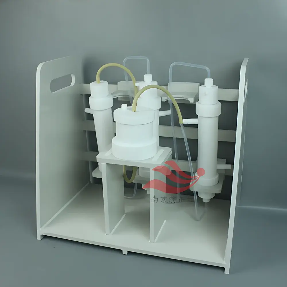 PFA+PTFE Jacketed Filter Column with Vent Valve – Binzhenghong NJ-PFA+PTFE-GLZ Series
