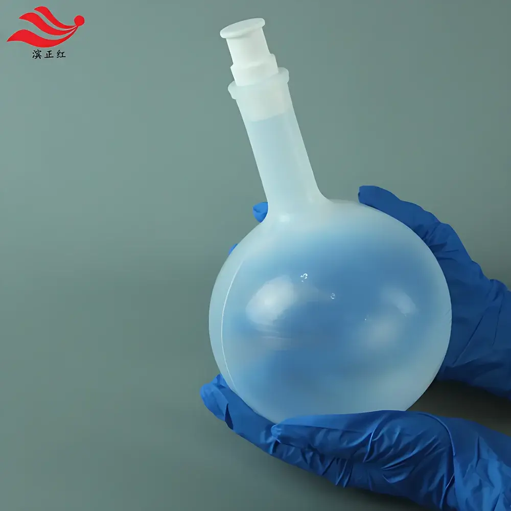 PFA Single-Neck & Multi-Neck Reaction Flask (2000 mL) for Pharmaceutical and HF-Resistant Chemical Processing