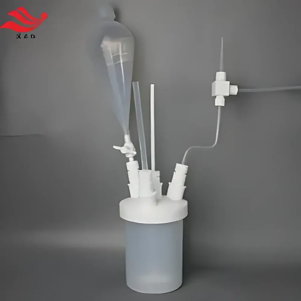 Binzhenghong ZL-250ml PFA Transparent Condenser Assembly for HF Distillation and Reflux Systems