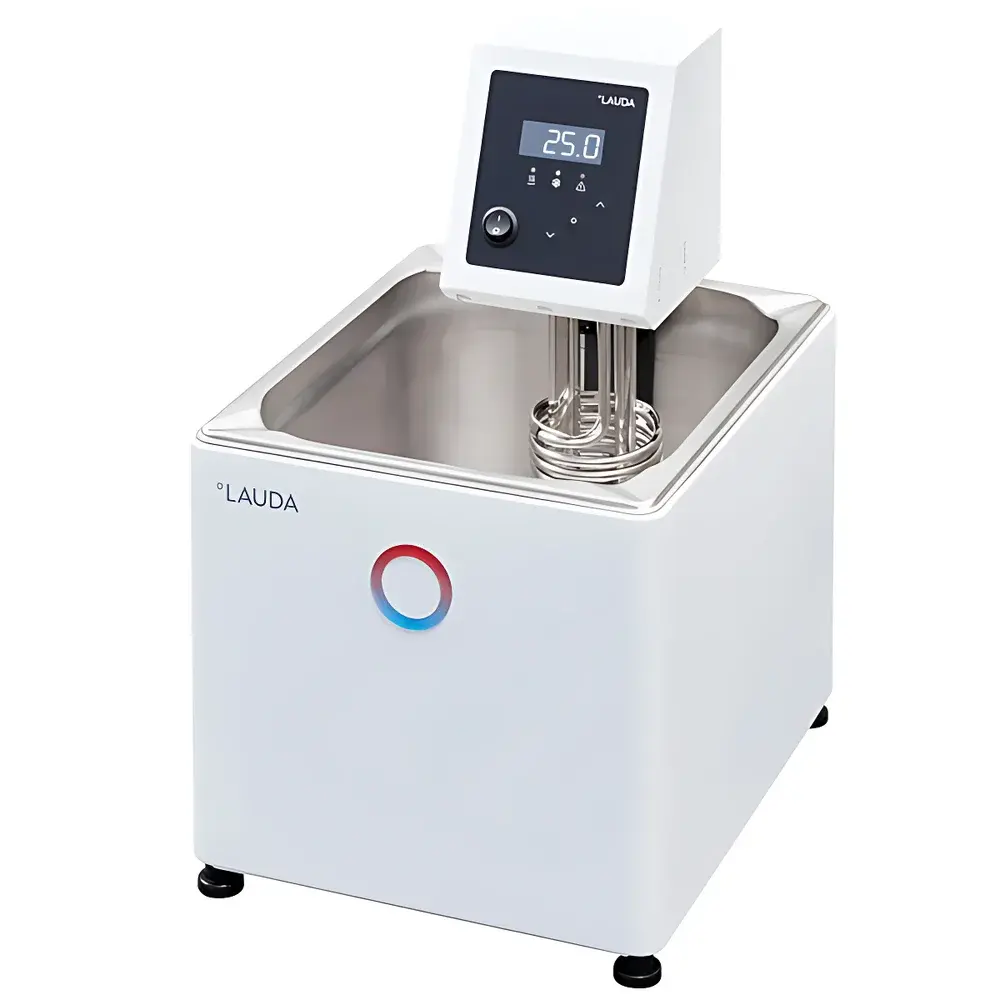 LAUDA Alpha A 12 Heated Circulating Bath / Temperature Control System (25–100 °C, ±0.05 °C Stability)