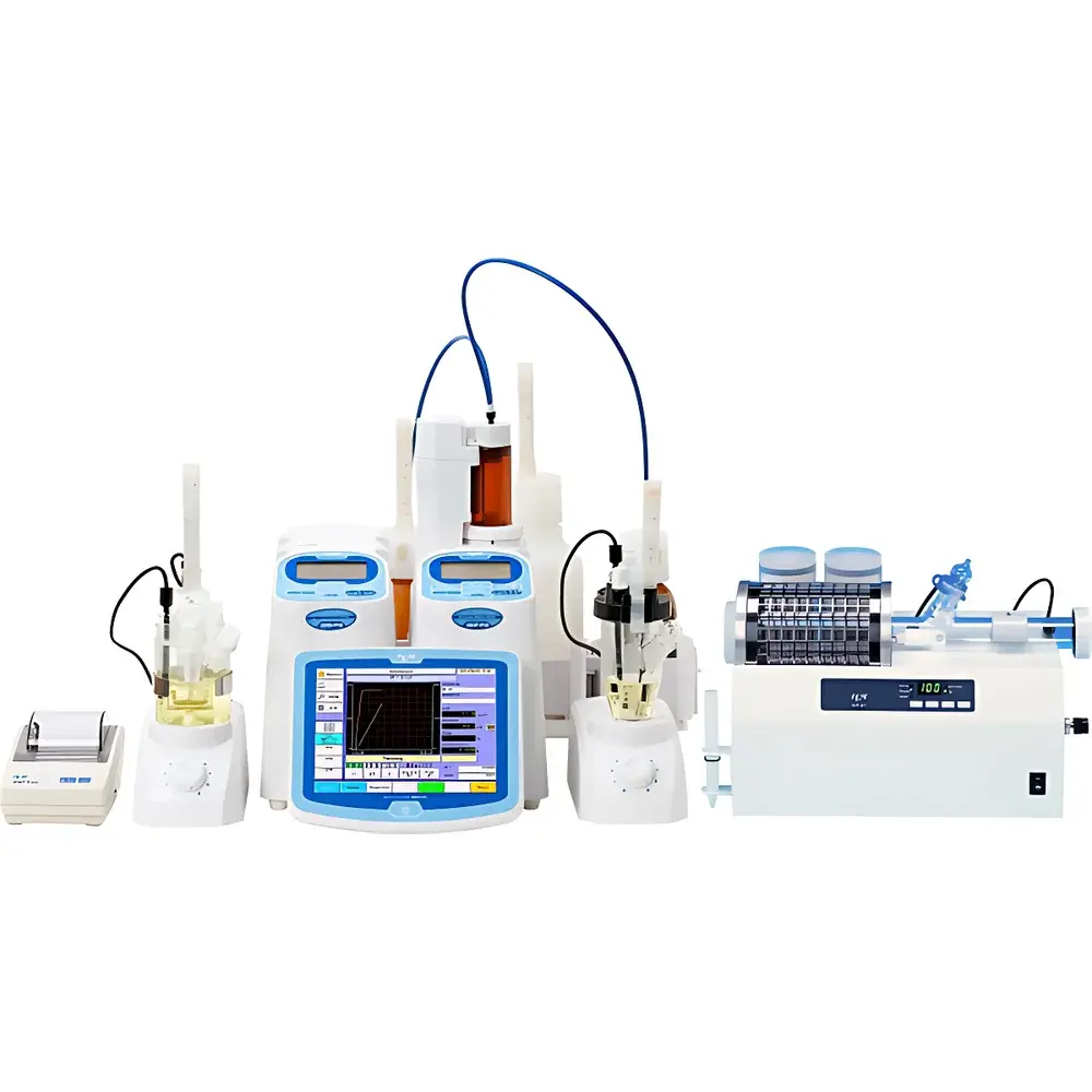 KEM MKC-710M + MKV-710B + ADP-611 Coulometric and Volumetric Karl Fischer Moisture Analyzer System