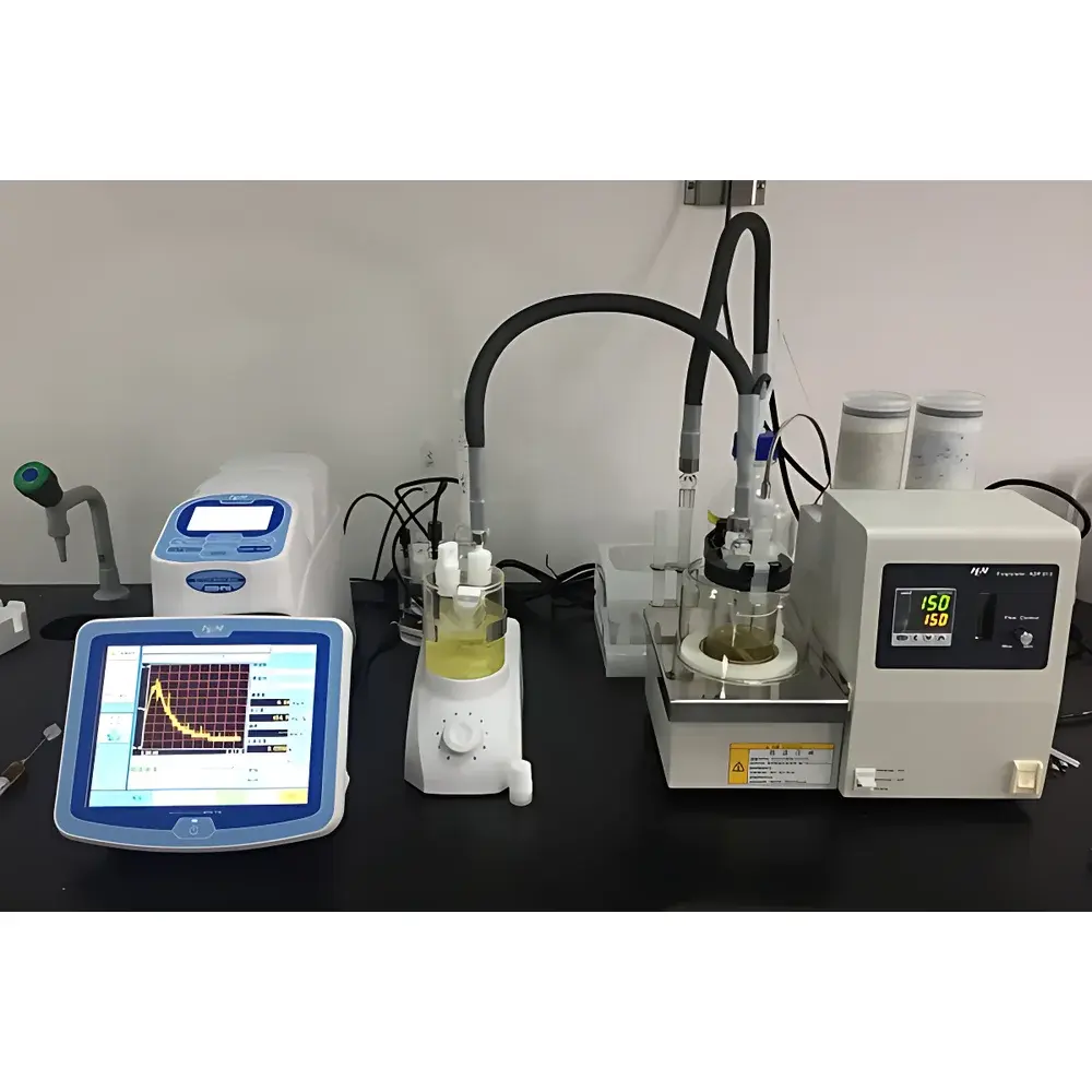 KEM ADP-513 Coulometric Karl Fischer Moisture Analyzer with Oil-Specific Water Evaporator (ASTM D6304 Procedure C Compliant)