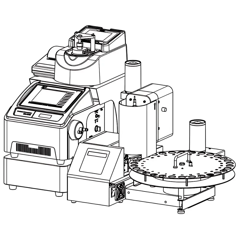 KEM DA-6XX + RA-6XX Integrated Automated Density and Refractometry System