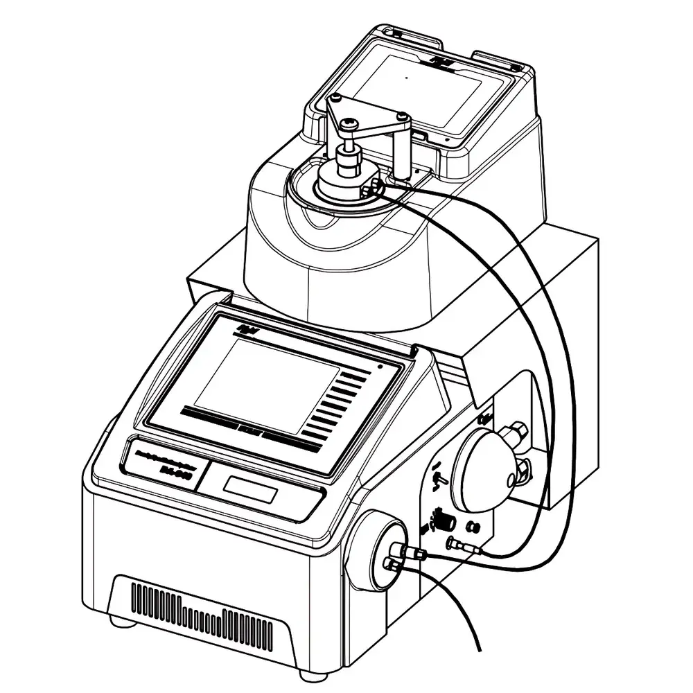 KEM DA-6XX + RA-6XX Integrated Automated Density and Refractometry System