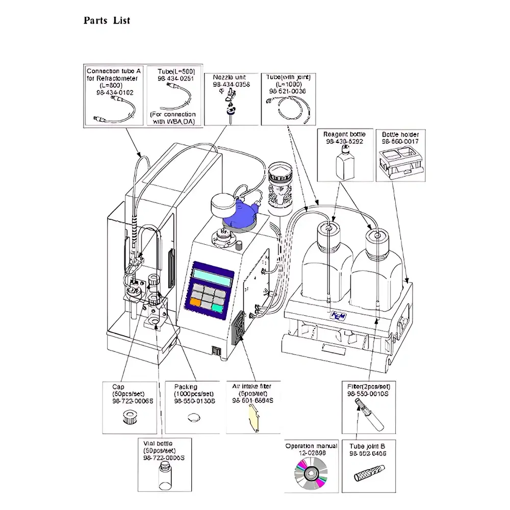 KEM DCU-551 Auto Clean and Sampling Unit for Digital Refractometers