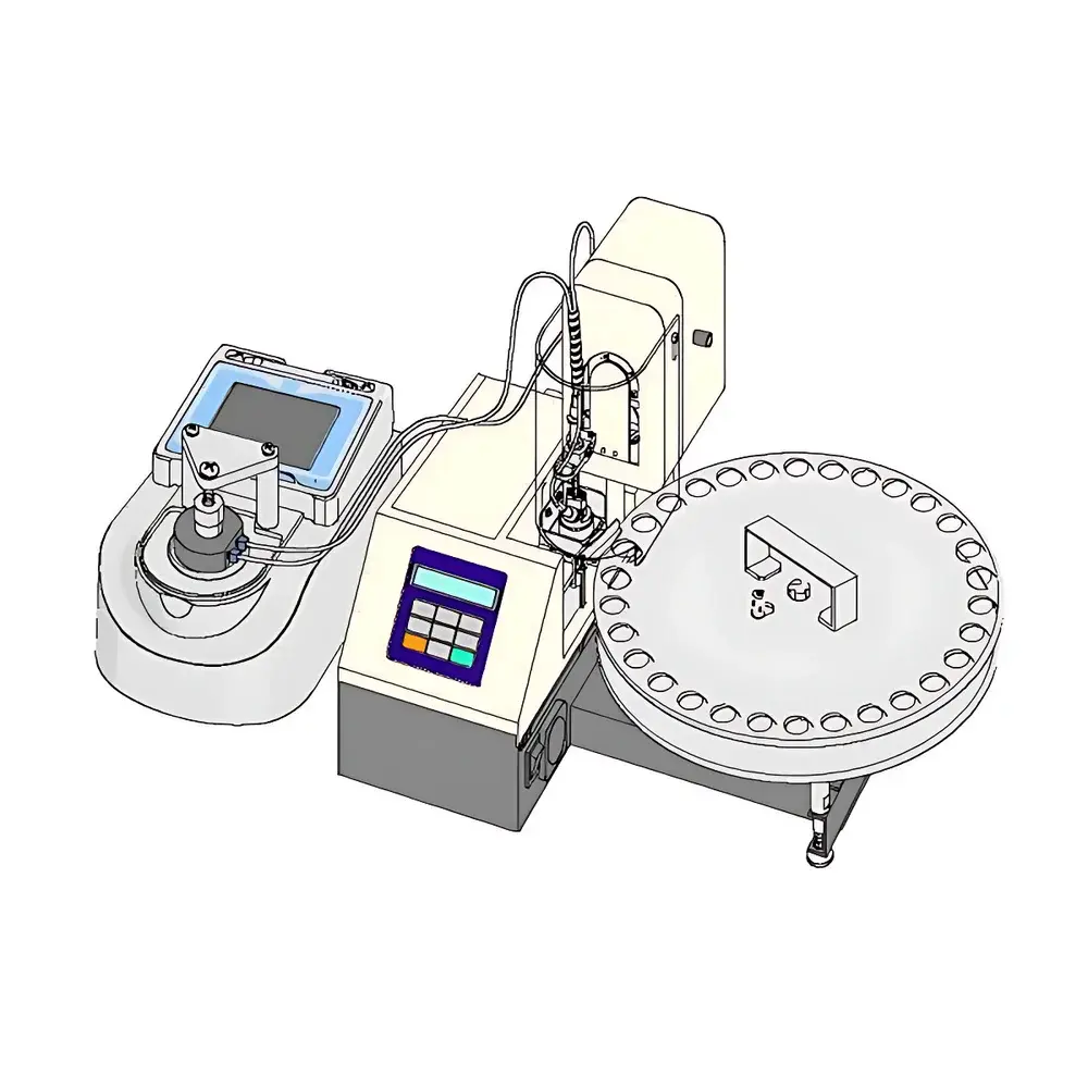 KEM CHD-502 Automated Multi-Sample Refractometer System with Integrated Auto-Sampler and Cleaning Module