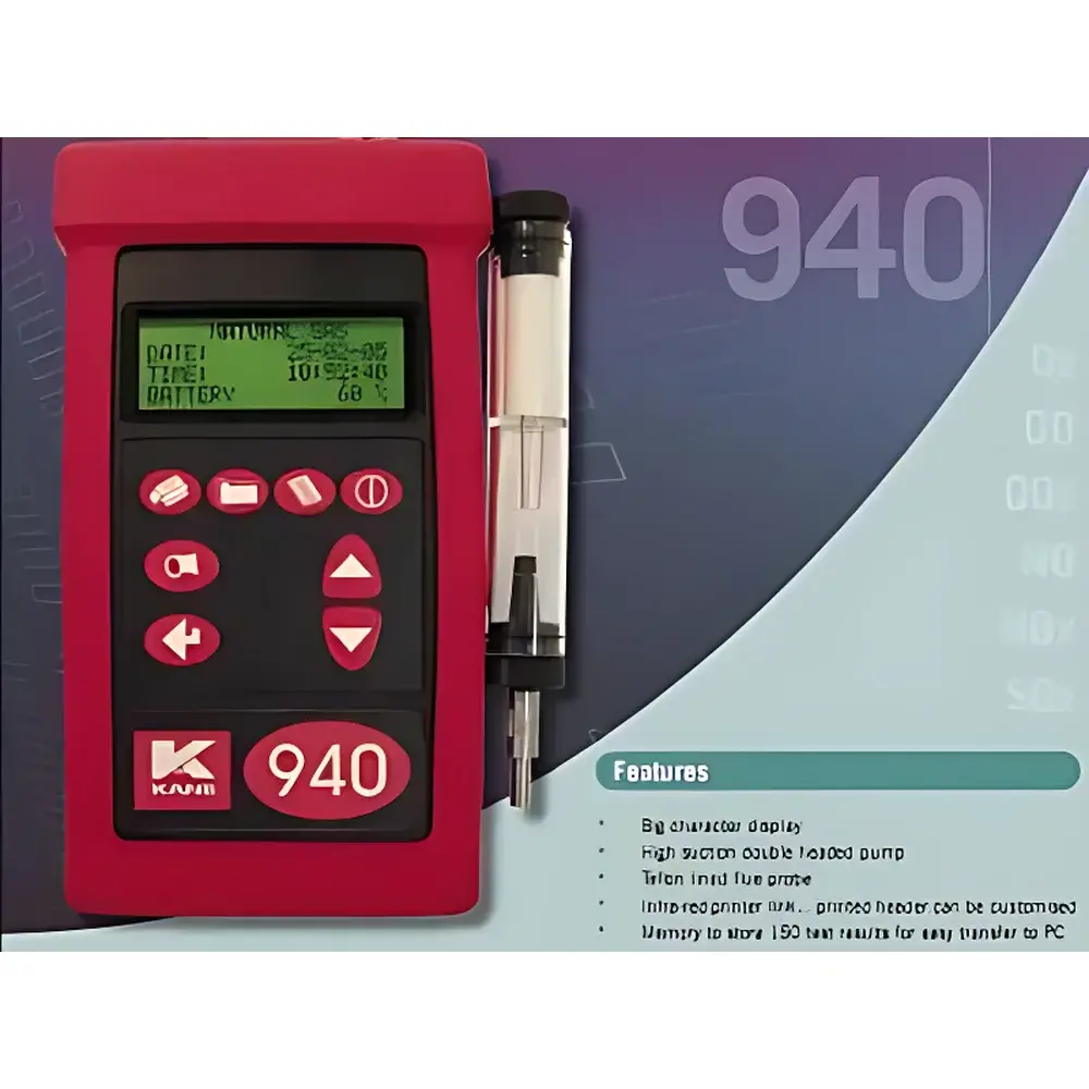 SIELINS XLZ-940 Flue Gas Analyzer