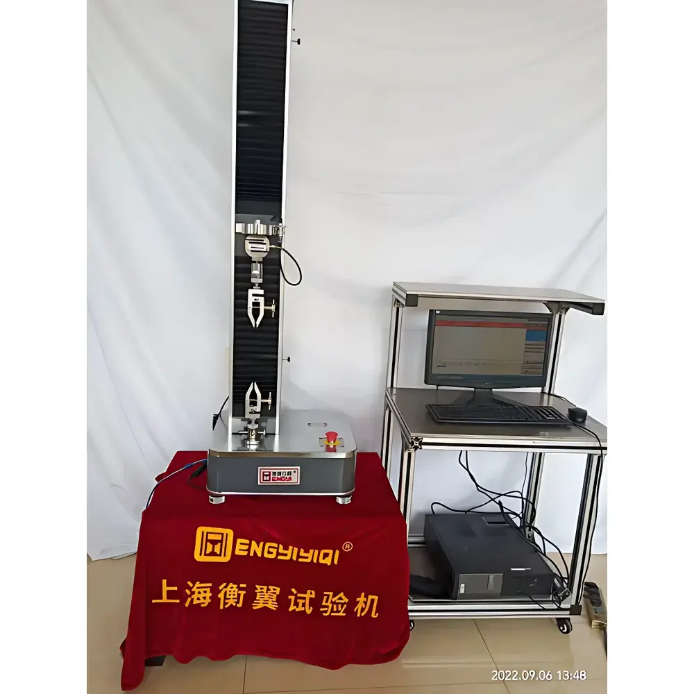 Hengyi HY-0580(DB) Single-Column Universal Testing Machine for Film Tensile, Peel, Puncture, and Burst Strength Testing