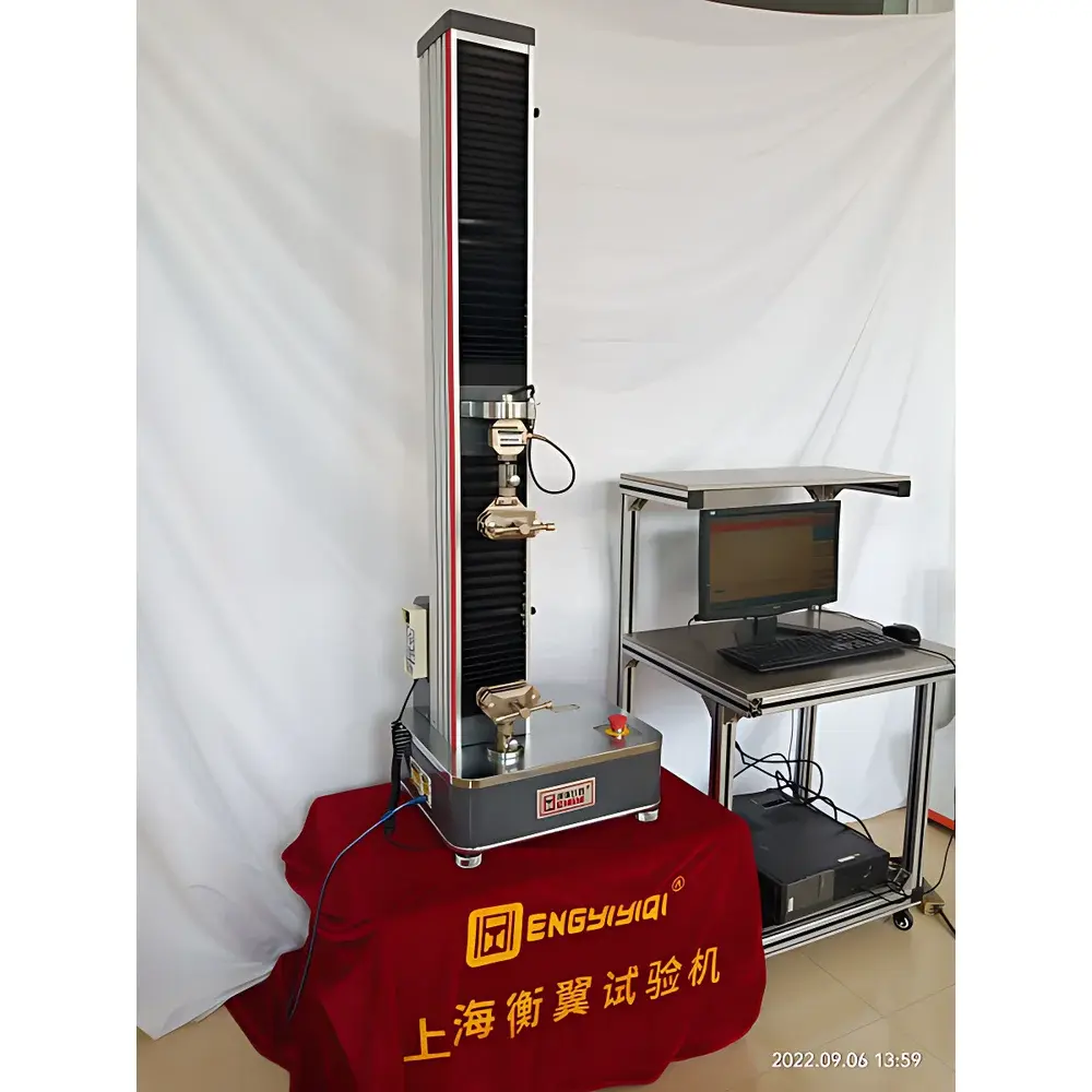 Hengyi HY-0580(DB) Single-Column Universal Testing Machine for Film Tensile, Peel, Puncture, and Burst Strength Testing