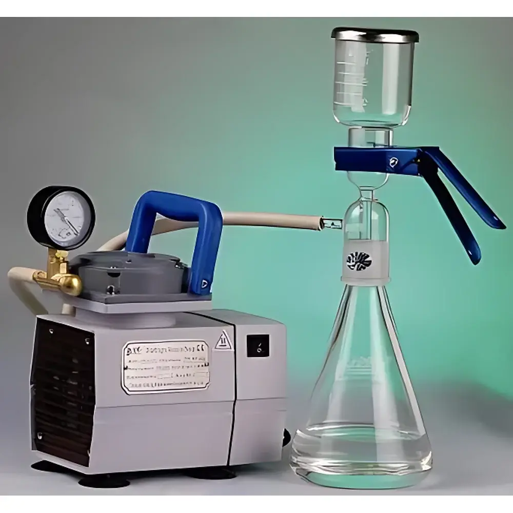 Solvent Filtration System with Diaphragm Vacuum Pump