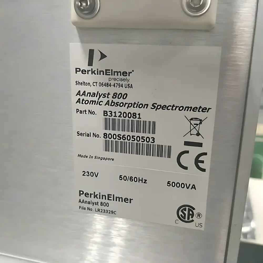 PerkinElmer AAnalyst 800 Used Atomic Absorption Spectrometer – Rental Unit