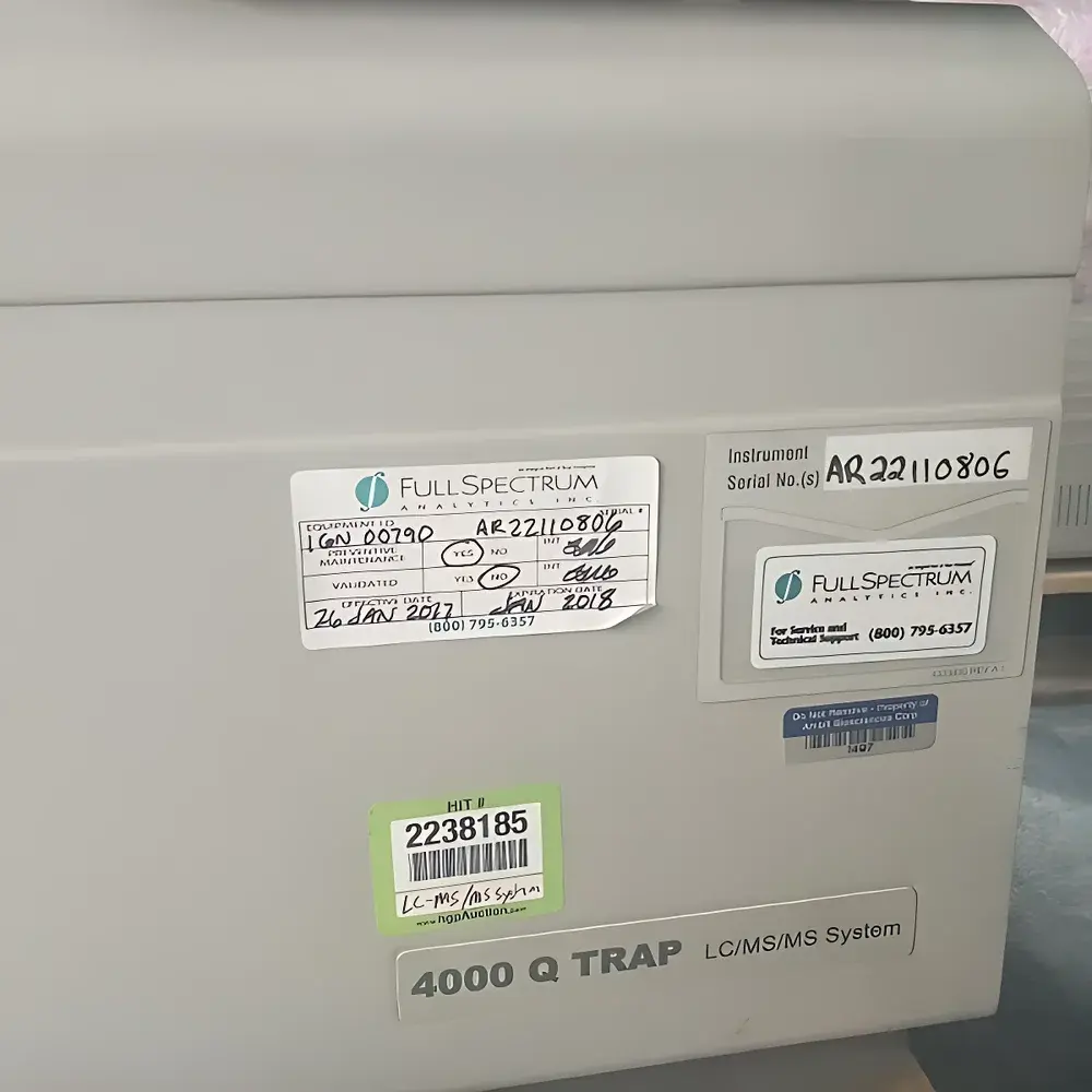 SCIEX API4000 Q-Trap Liquid Chromatography Tandem Mass Spectrometer (Refurbished)