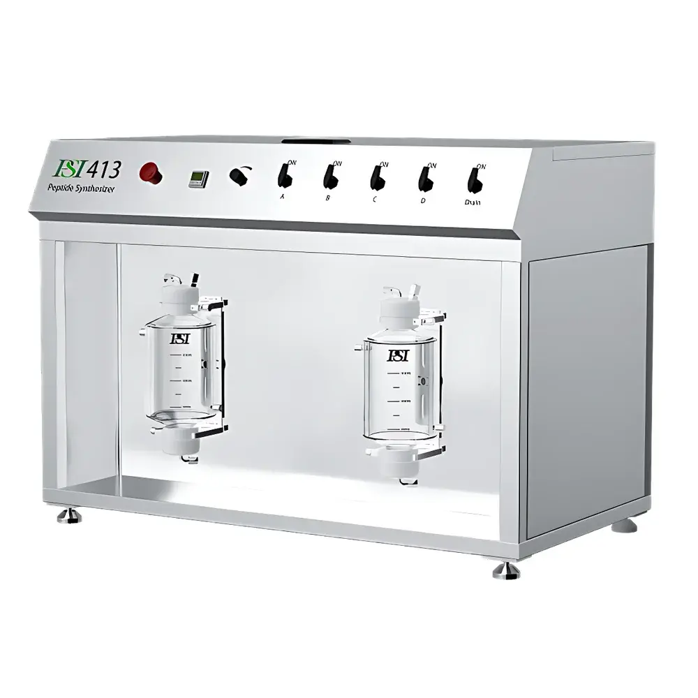 PSI DL-PSI413 Semi-Automatic Pilot-Scale Peptide Synthesizer (Single or Dual Channel)