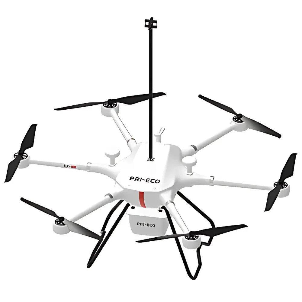 Pri-eco ELF-600 Hexacopter UAV System for Greenhouse Gas Monitoring