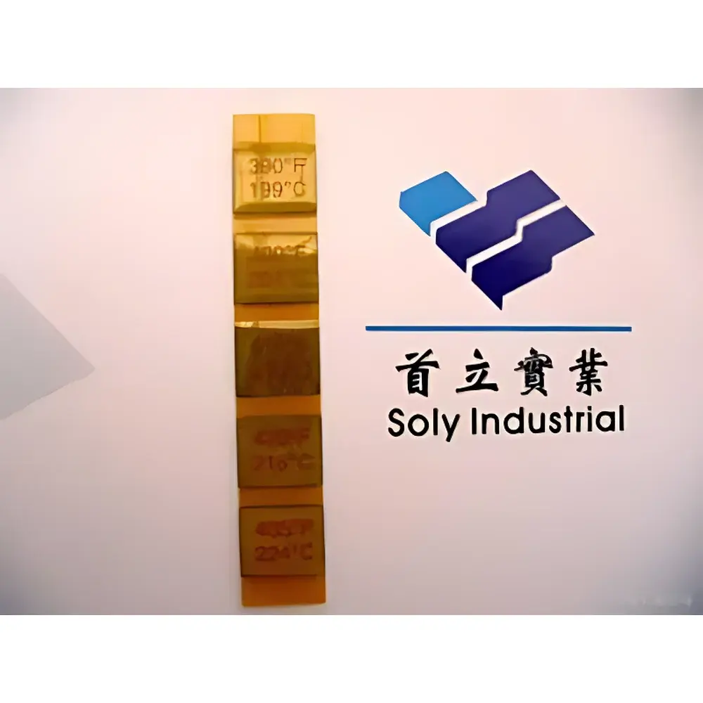 TES-PAPER Single-Use Thermal Indicator Labels – 8-Point, 5-Point & Single-Temperature Thermochromic Temperature Monitoring Strips