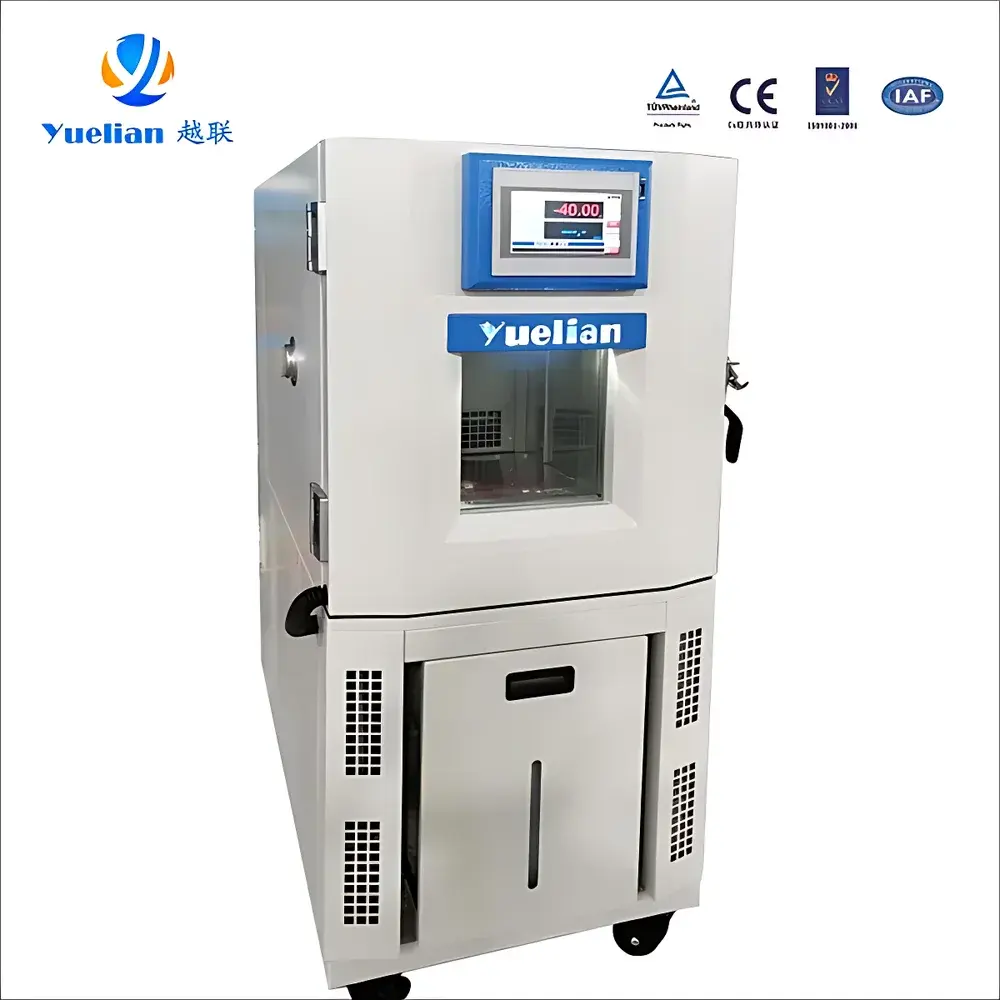 Yuelian YTS-100-40EC Vertical Temperature and Humidity Controlled Chamber for Water Vapor Transmission Rate (WVTR) Testing of Tapes