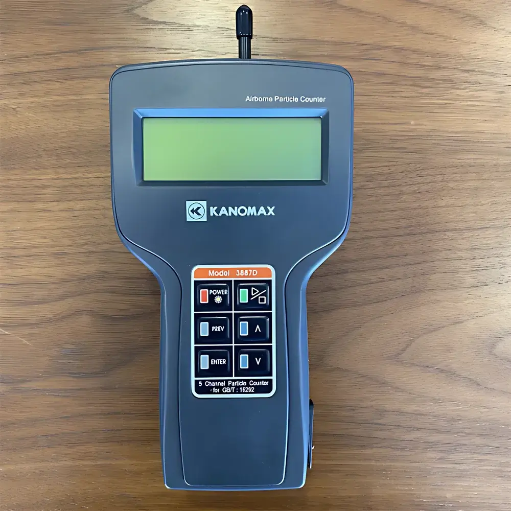 KANOMAX Model 3887D Handheld Airborne Particle Counter for Pharmaceutical Environments
