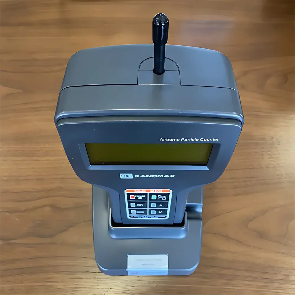 KANOMAX Model 3887D Handheld Airborne Particle Counter for Pharmaceutical Environments