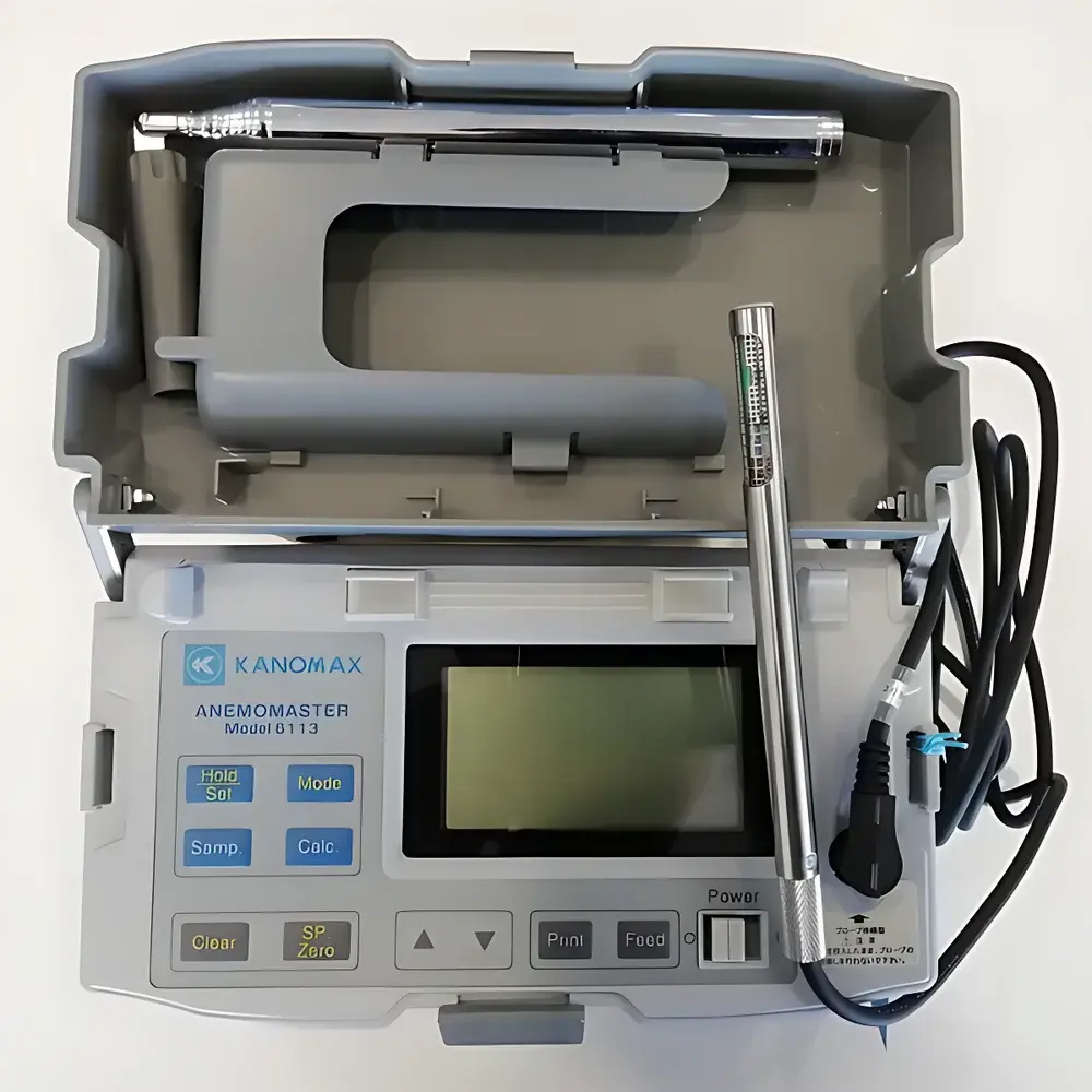 Kanomax Model 6113 Intelligent Thermal Anemometer for Pharmaceutical Cleanroom Air Velocity and Temperature Monitoring