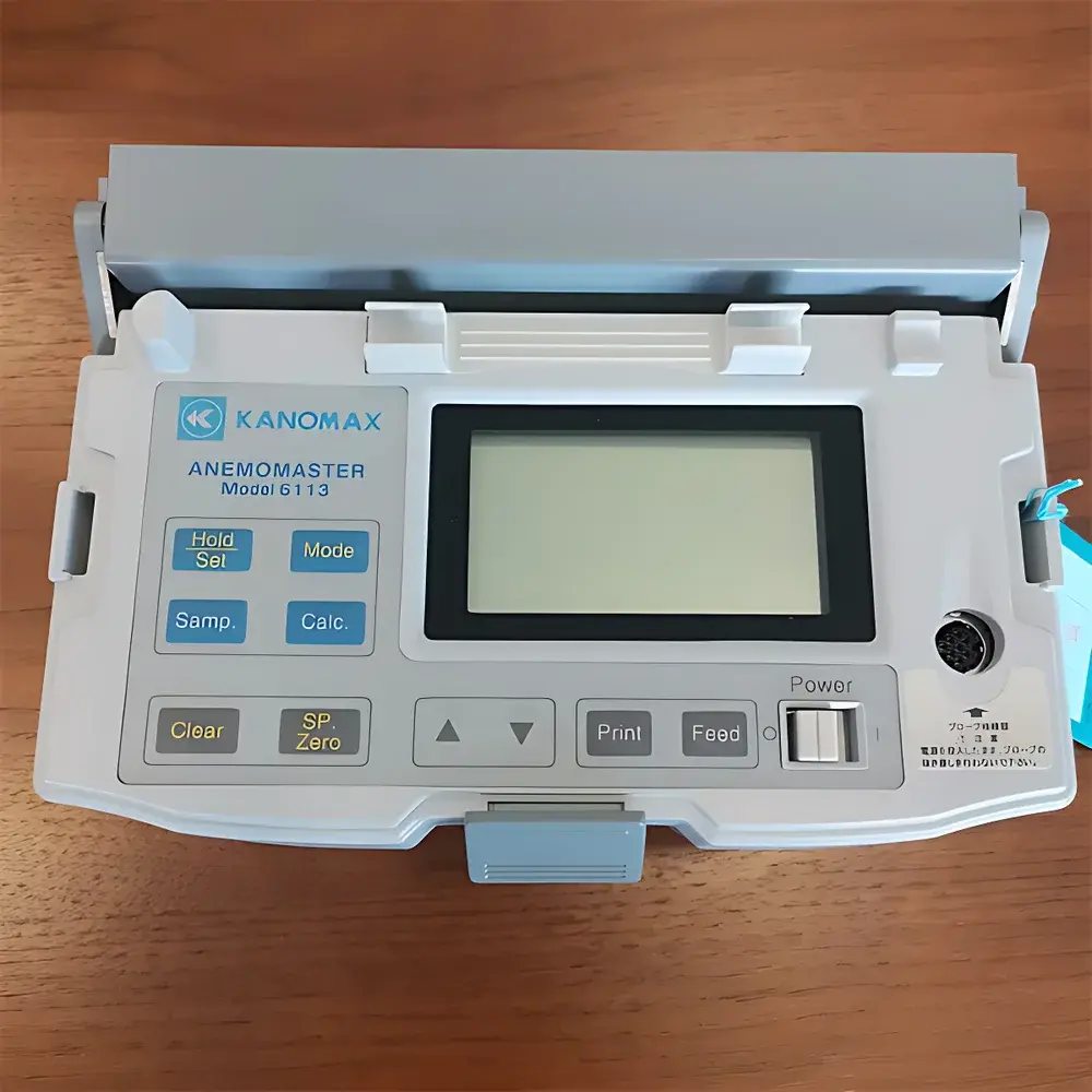 Kanomax Model 6113 Intelligent Thermal Anemometer for Pharmaceutical Cleanroom Air Velocity and Temperature Monitoring