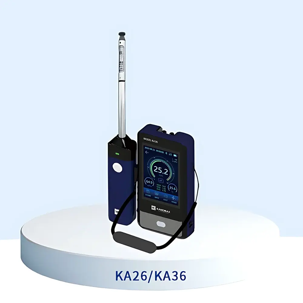 Kanomax KA26/KA36 Thermal Anemometer with Simultaneous Air Velocity, Temperature, and Differential Pressure Measurement