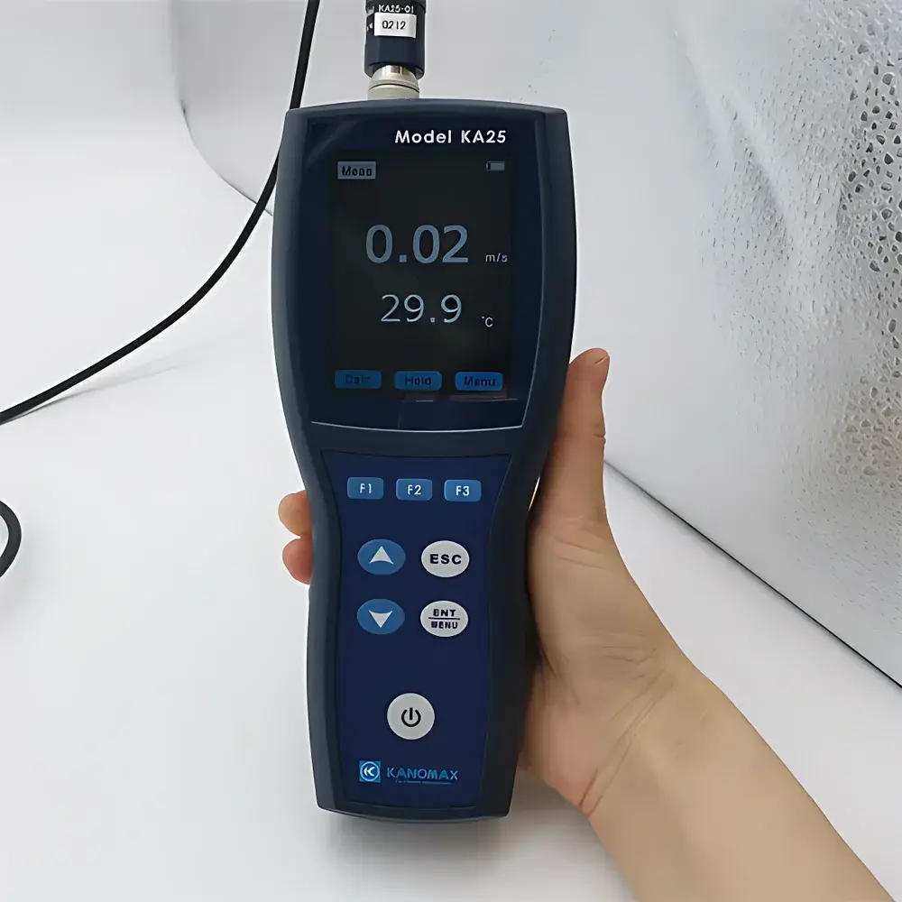 Kanomax KA25 Thermal Anemometer with Air Flow & Temperature Measurement