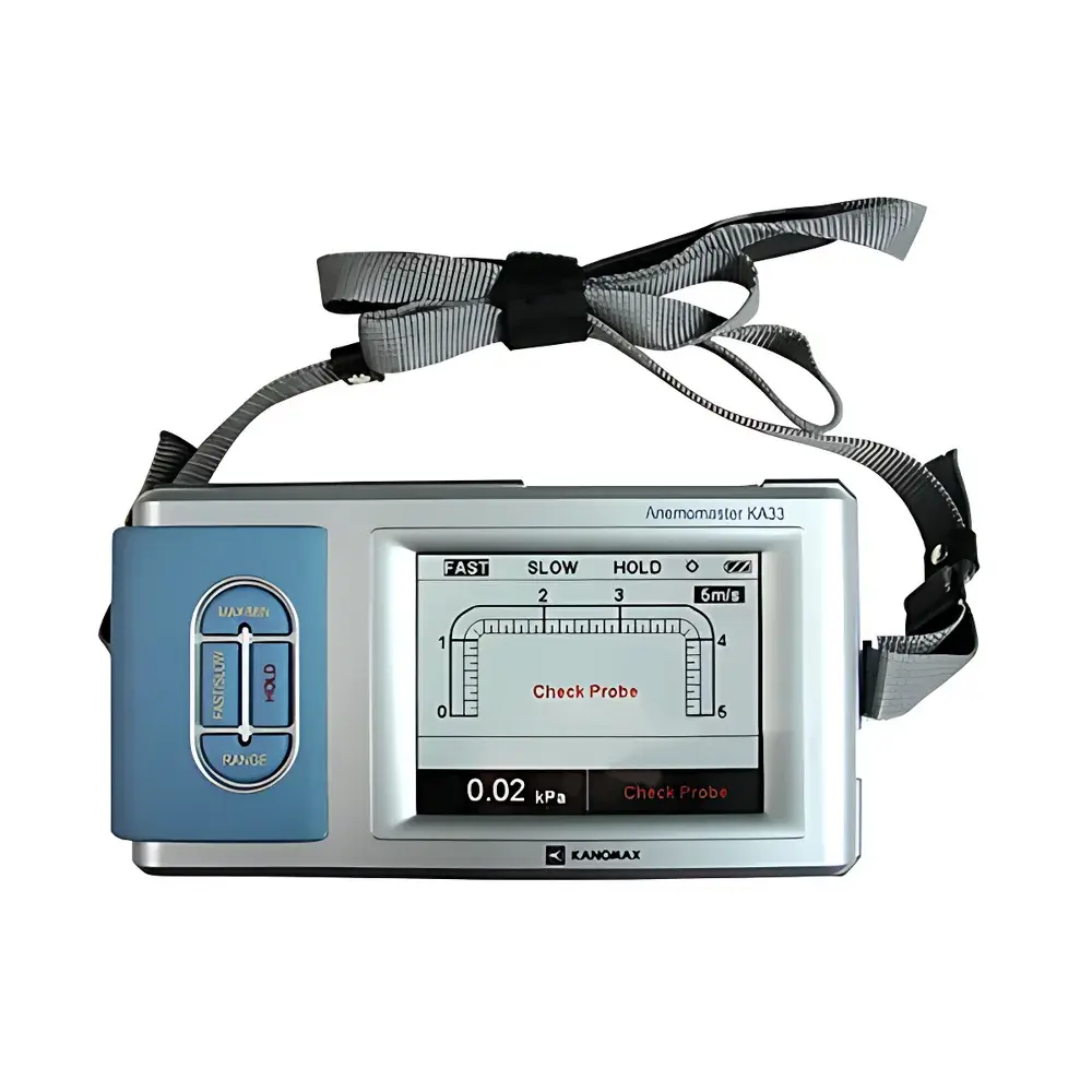 Kanomax KA23/KA33 Hot-Wire Anemometer with Temperature and Differential Pressure Measurement