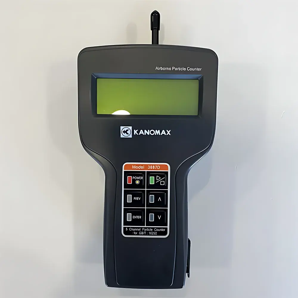 Kanomax 3887D Handheld Laser Particle Counter for Cleanroom Environmental Monitoring