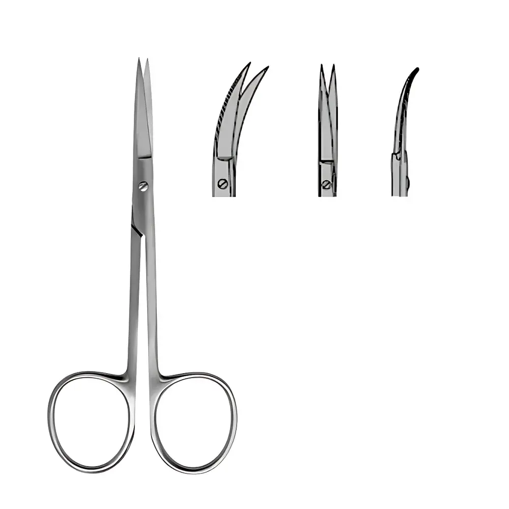 IRIS Precision Scissors – Straight/Tapered Tip, 11.5 cm