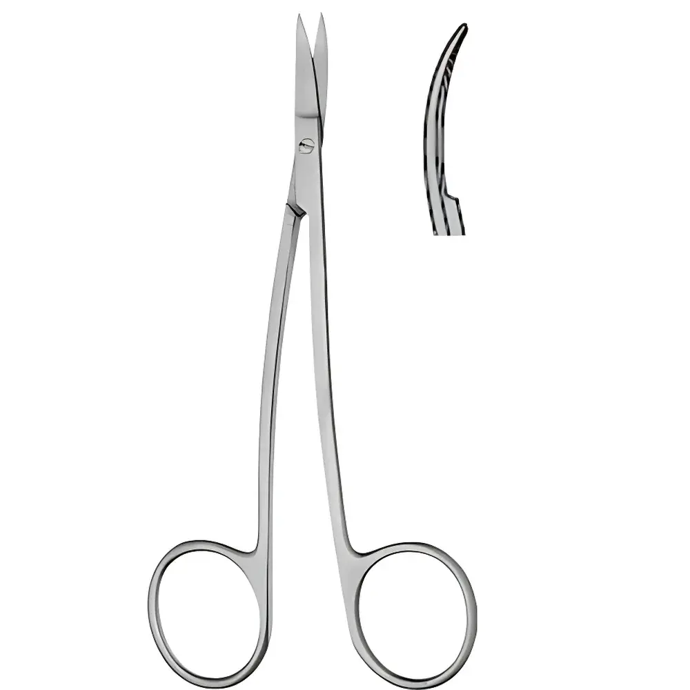 LA GRANGE Precision Scissors – Curved/Tapered Tip & Straight/Tapered Tip, 11.5 cm