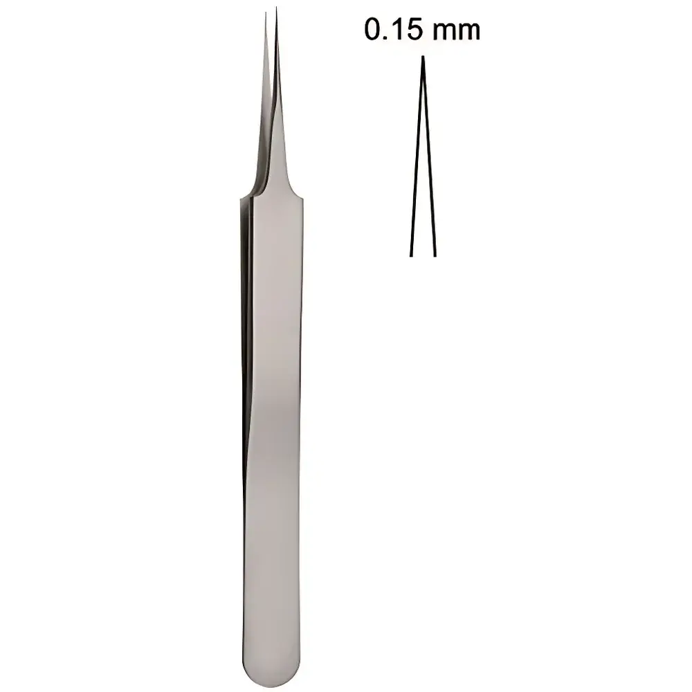 RWD F11002-11 Fine Straight Microforceps, 0.15 mm Tip Width, 11 cm Length