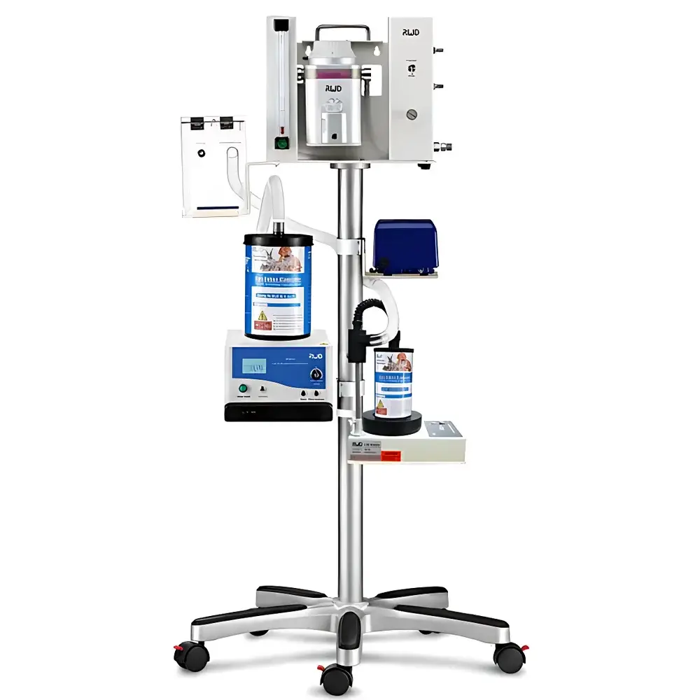 RWD R520 Mobile Small Animal Anesthesia Machine